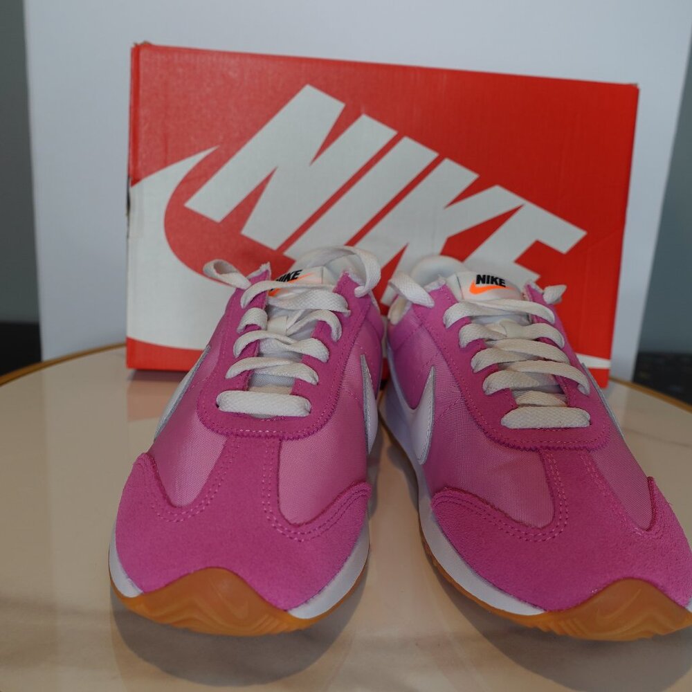 Nike Pacific Retro Pink White suede mix Women's size 9 Men's 7.5 New - Picture 3 of 8